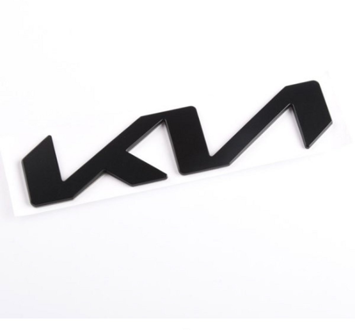 Kia Embleem - Logo voor Motorkap/Kofferbak. - Zwart - 15 cm