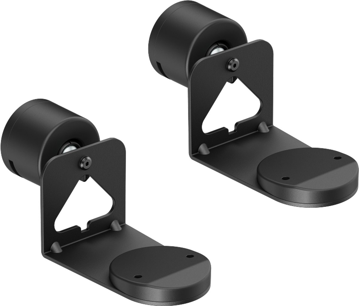 Wolff Mount Muurbeugel Sonos Era 100 & Era 300 – Duo Pack – Draaibaar & Kantelbaar – Inclusief Adapter Pad – Kabelmanagement – Zwart