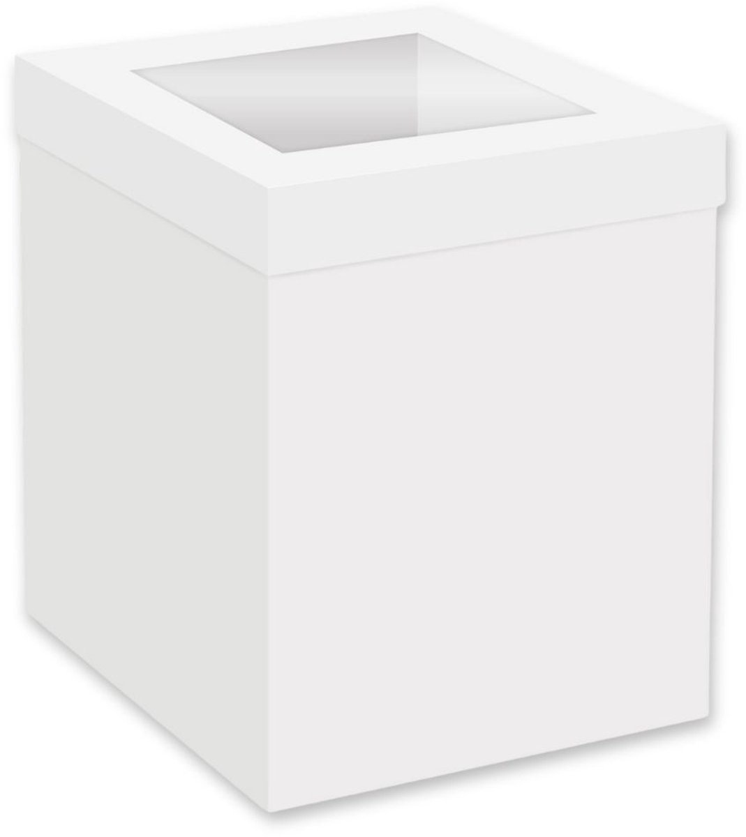 Simply Making Hoge Taartdoos Venster Wit 35x35x30cm pk/25