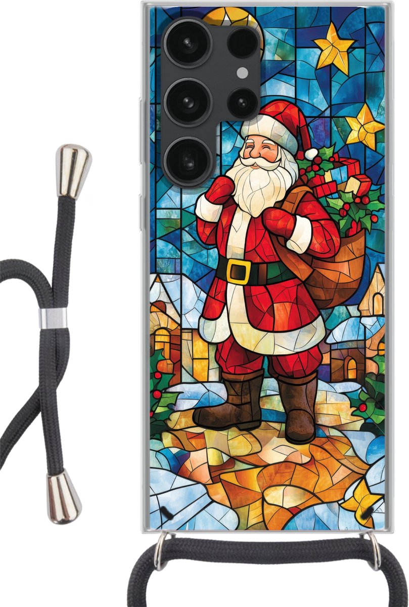 Kerstman - Glas - Kleurrijk