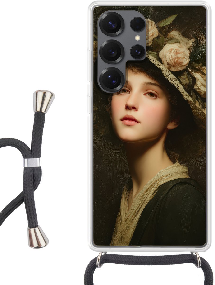 Bloemenhoed - Portret - Vrouw