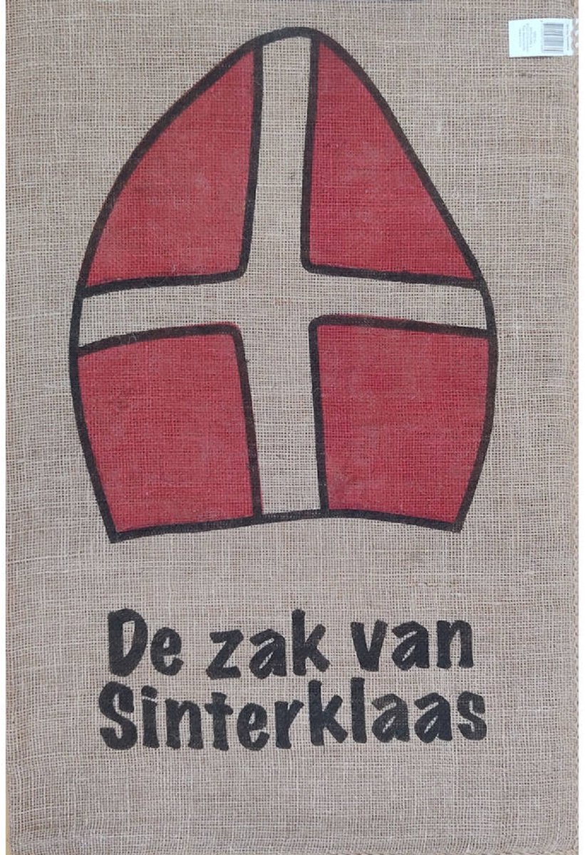 jute sinterklaas zak 60cmx100cm