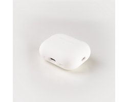 Hoesje voor de AirPods Pro 3 in de kleur Wit - TCH - Beschermhoes - Siliconen - Case - Soft case