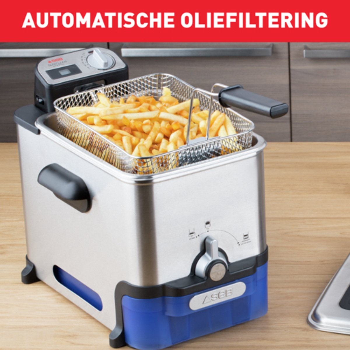 Tefal Oleoclean Pro FR8040 frituurpan met oliefilter thumbnail 4