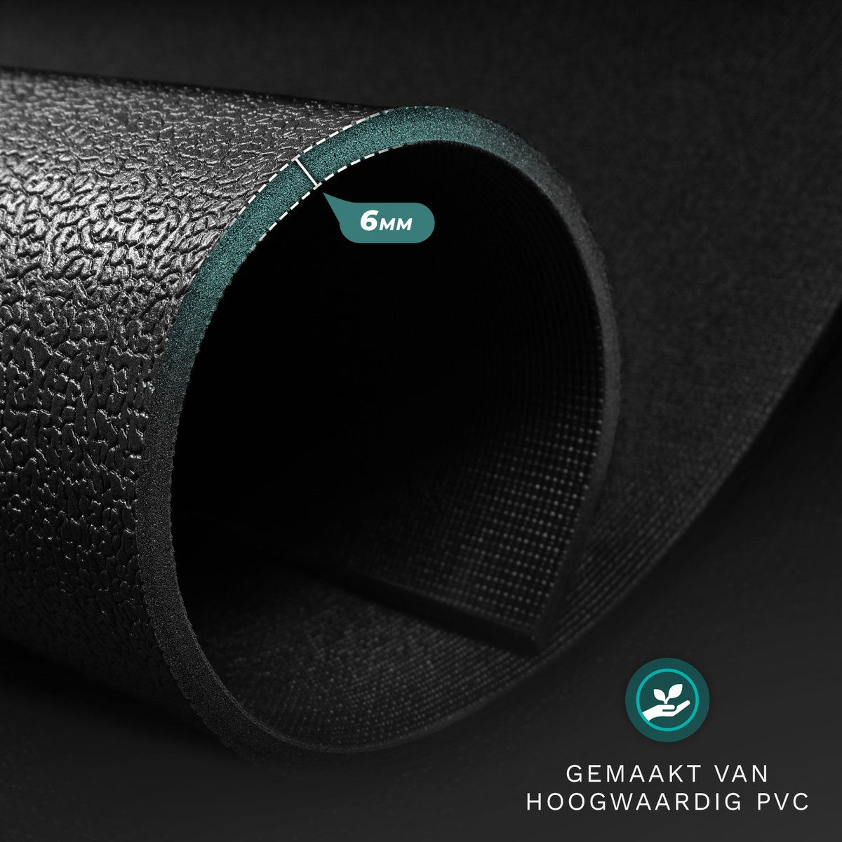 Sportconic Beschermmat Loopband - Vloerbeschermingsmat voor Fitnessapparatuur, Hometrainer, Crosstrainer - Yogamat - 140 x 60 cm thumbnail 4