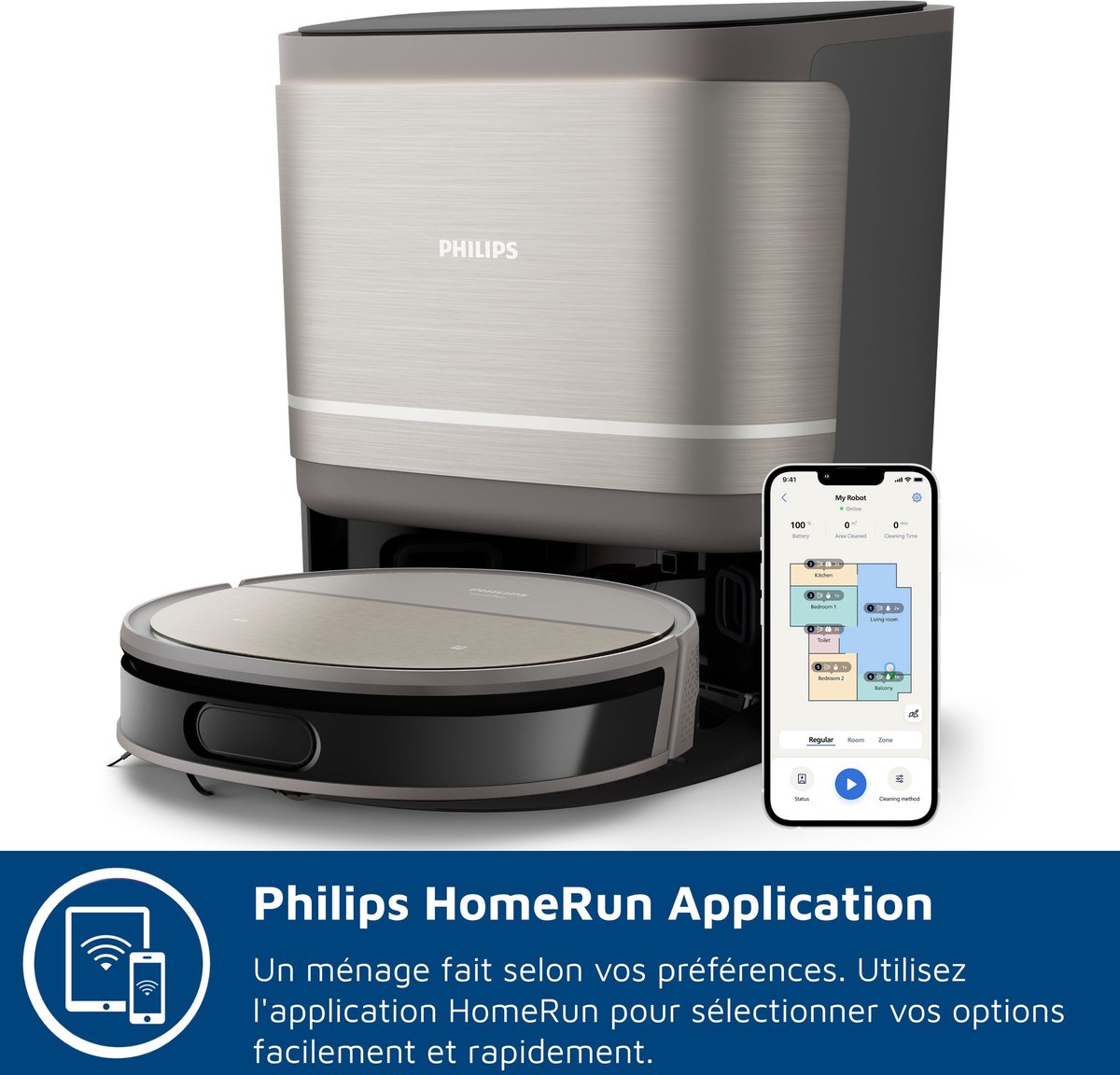 Robotstofzuiger met alles-in-één dockingstation - PHILIPS - afbeelding 3