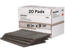 Scotch-Brite Ultra Fijne Handpad 7448 6" x 9" Silicon Carbide