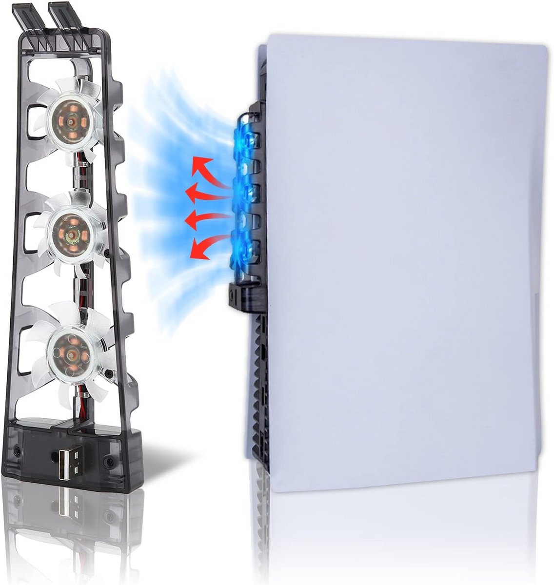 Krachtige Koelventilator voor PS5 Disc en Digitale Editie