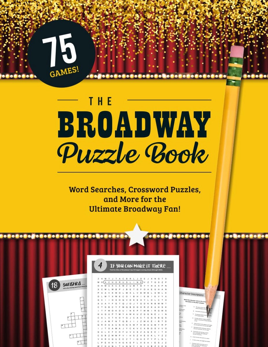 Musical Theater Puzzelboek: Woordzoeker, Kruiswoordpuzzels & Spelletjes voor Fans