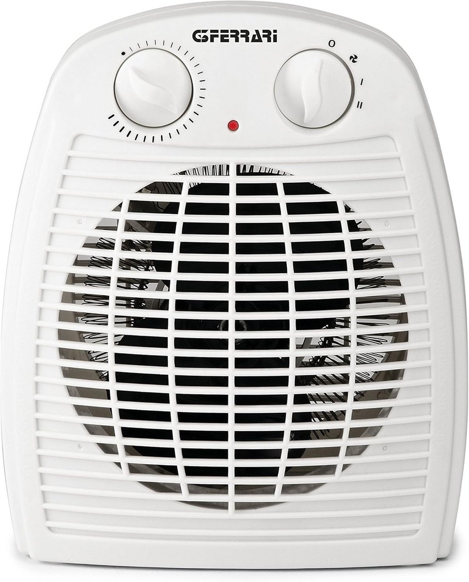 Krachtige Ventilator Kachel 2000 Watt - Wit - Veilige en Energiezuinige Bijverwarming