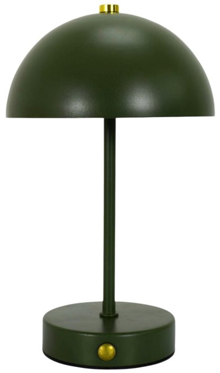 Nero Oplaadbare LED Tafellamp – Draadloze – Groen – Touch Bediening – 3 Lichtstanden – H25.5 cm
