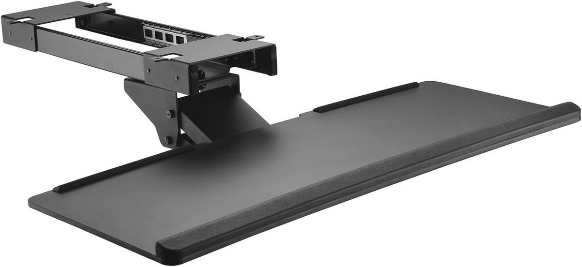 67 cm Toetsenbord- en muishouder onder het bureau - Kantelbaar plateau met polssteun