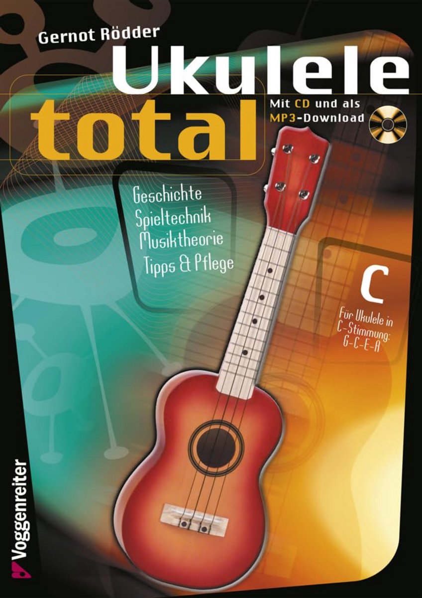 Ukulele leren spelen in C-stemming - beginnerscursus met CD voor thuis