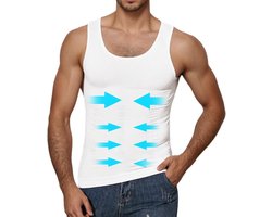Compression Shirt voor Mannen - Shapewear zonder Mouwen voor Buik- en Figuurcontrole