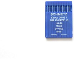 Industriële Naaimachine Naalden DPx5 / 134R - Maat 100/16 - 10 Stuks Hoogwaardige Kwaliteit