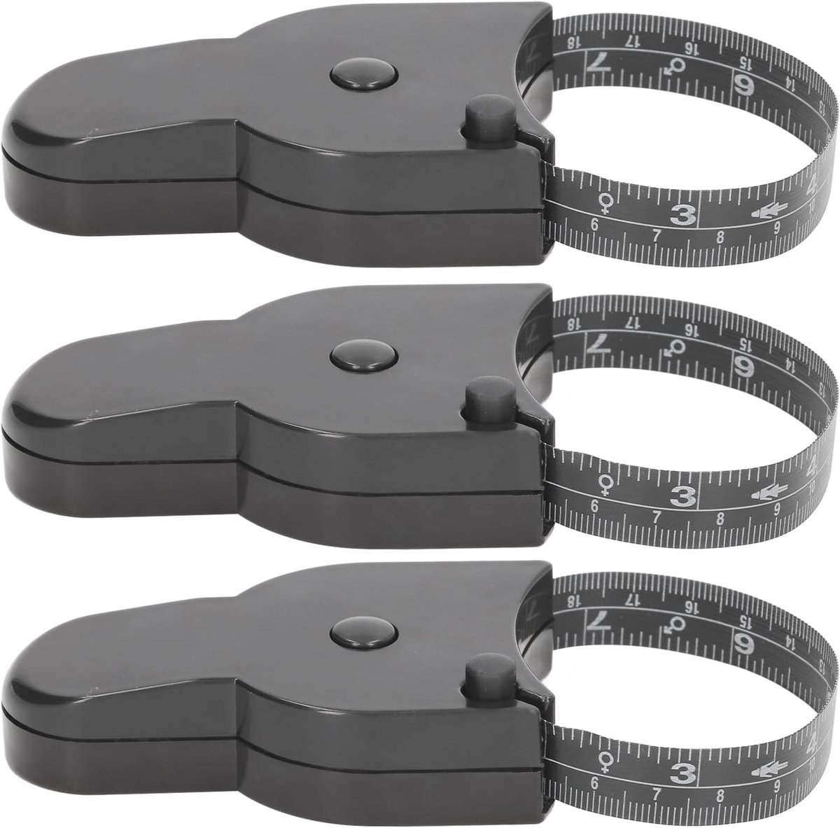 Draagbaar Lichaamsmeetlint - 3 Stuks - Nauwkeurige Taille Metingen en Gewichtsverlies