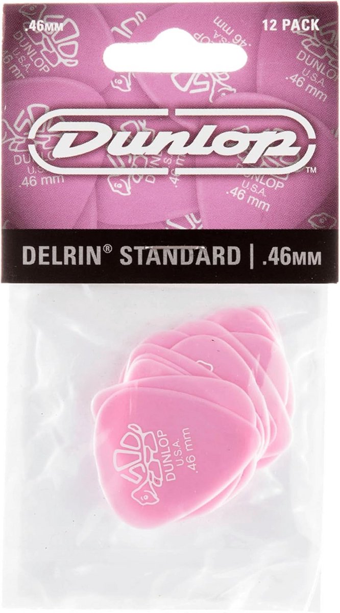 Plectrums set 4.6mm stevig gitaarplectrum Delrin warm geluid