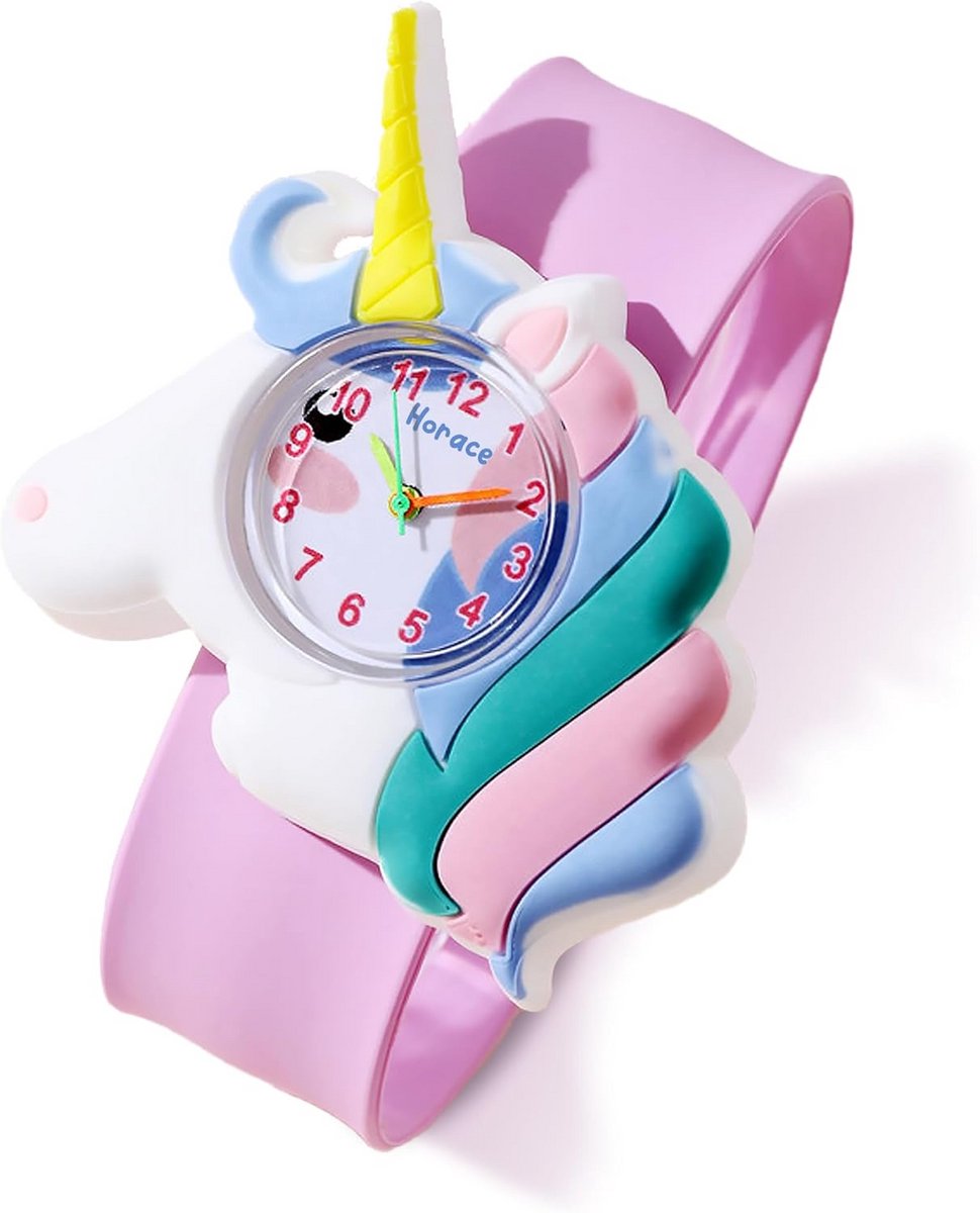 Kindhorloge met Dierenprint, Kleurrijk en Verstelbaar, Voor Jongens en Meisjes