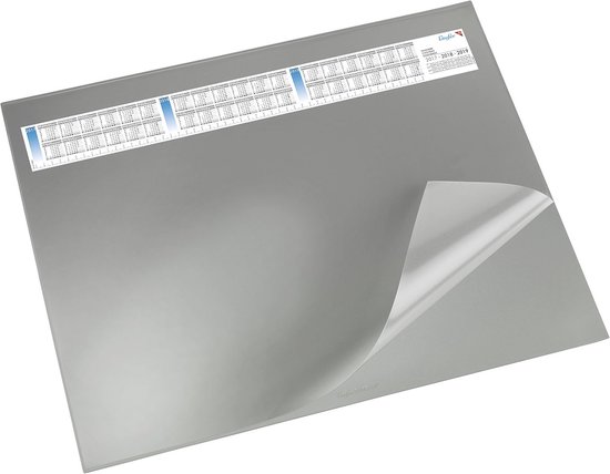 Rillstab bureauonderlegger 65 x 52 cm zwart