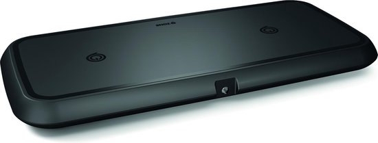 ZENS Dual Aluminium Draadloze Oplader 10W Zwart - - Voor 23.59u, morgen in huis