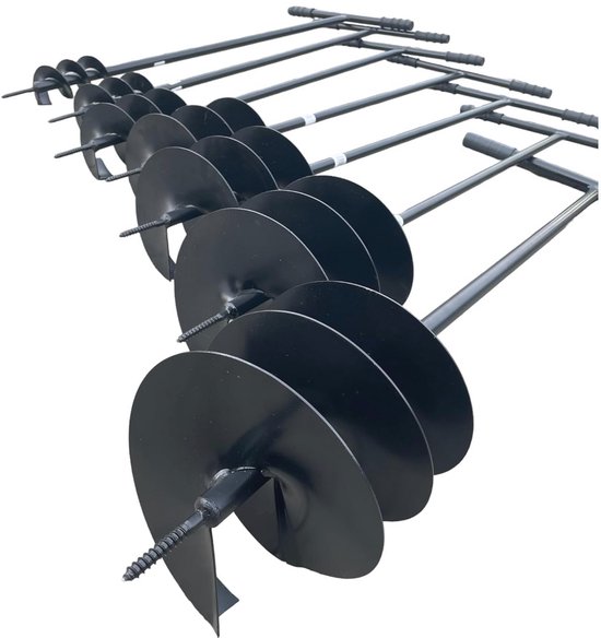 Handboor Grondboor Tuingereedschap 90-250 mm voor Nauwkeurig Grondwerk — afbeelding 4