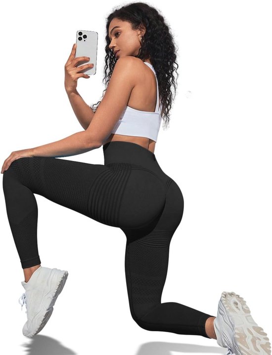Anti-cellulite Yogaleggings voor Dames | Hoogwaardige Compressie Leggings | Booty Lifting & Shaping — afbeelding 3