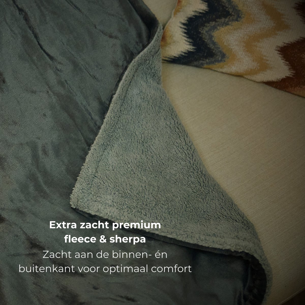 Luvego Elektrische Deken 1 Persoons Bovendeken & Warmtedeken - 160x120CM - TÜV GS - Omslagdeken & Knuffeldeken - 3 Warmtestanden - 120W - Verwarmingsdeken Fleece Plaid - Grijs – foto 4