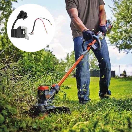 Bobinemodule Honda GX25 - Hoogspanningsvervangingsonderdeel - Stabiele krachtoverbrenging - Geschikt voor landbouw en bosbouw - Duurzaam materiaal - Eenvoudige installatie - Zilver van HURI — afbeelding 3