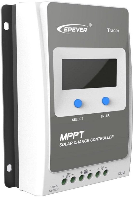 MPPT Solar Laadregelaar 40A 12V/24V met LCD Display en Negatieve Aarding
