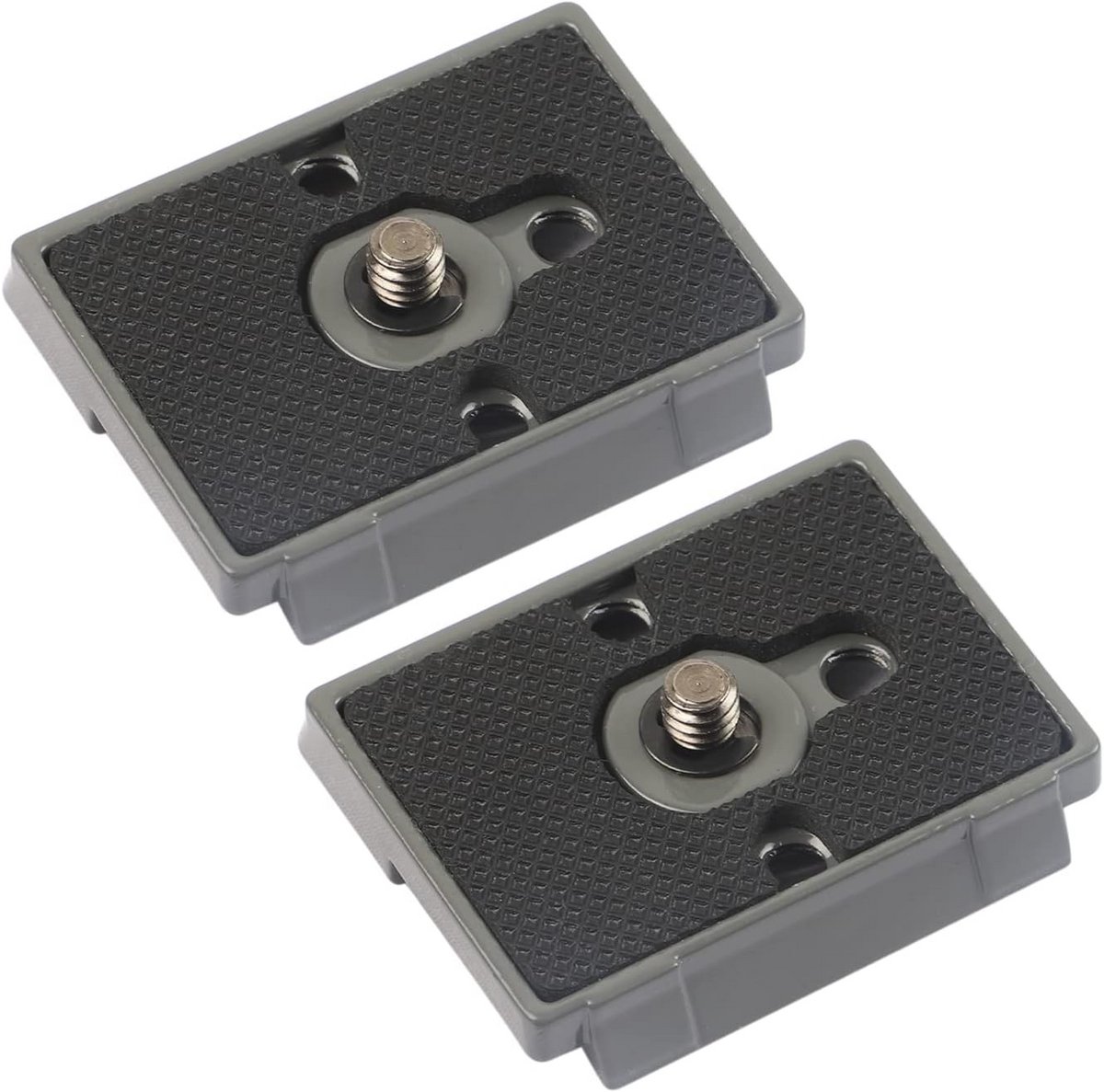 Set van 2 snelsluitplaten voor statieven met 1/4 inch schroeven