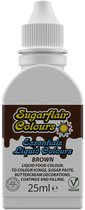 Sugarflair Liquid Colour - Bruin - 25 ml - Voedingskleurstof - Vloeibare Kleurstoffen - Kosher Gecertificeerd