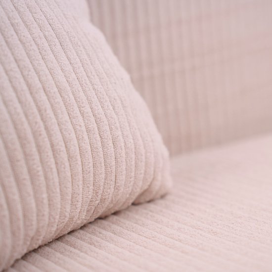 Flumi opvouwbare mini kindersofa van ribfluweel - zachte kinderbank met uitklapfunctie en afneembare hoes, roze van Merkloos — afbeelding 3