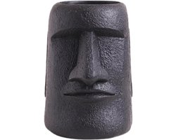 Megalith Moai Bloempot met Menselijk Gezicht voor Tuindecoratie