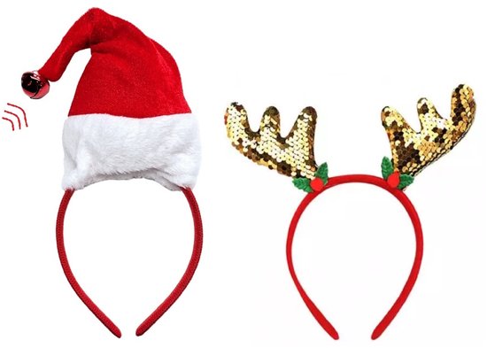 Kerst Haarbanden Kerstmuts Gewei Haarband Kostuums Accessoire Haarring Kerstboom Haarband Stijl voor Kerstfeest Decoratie Cosplay Gunst kopen vanaf een prijs van 1.69