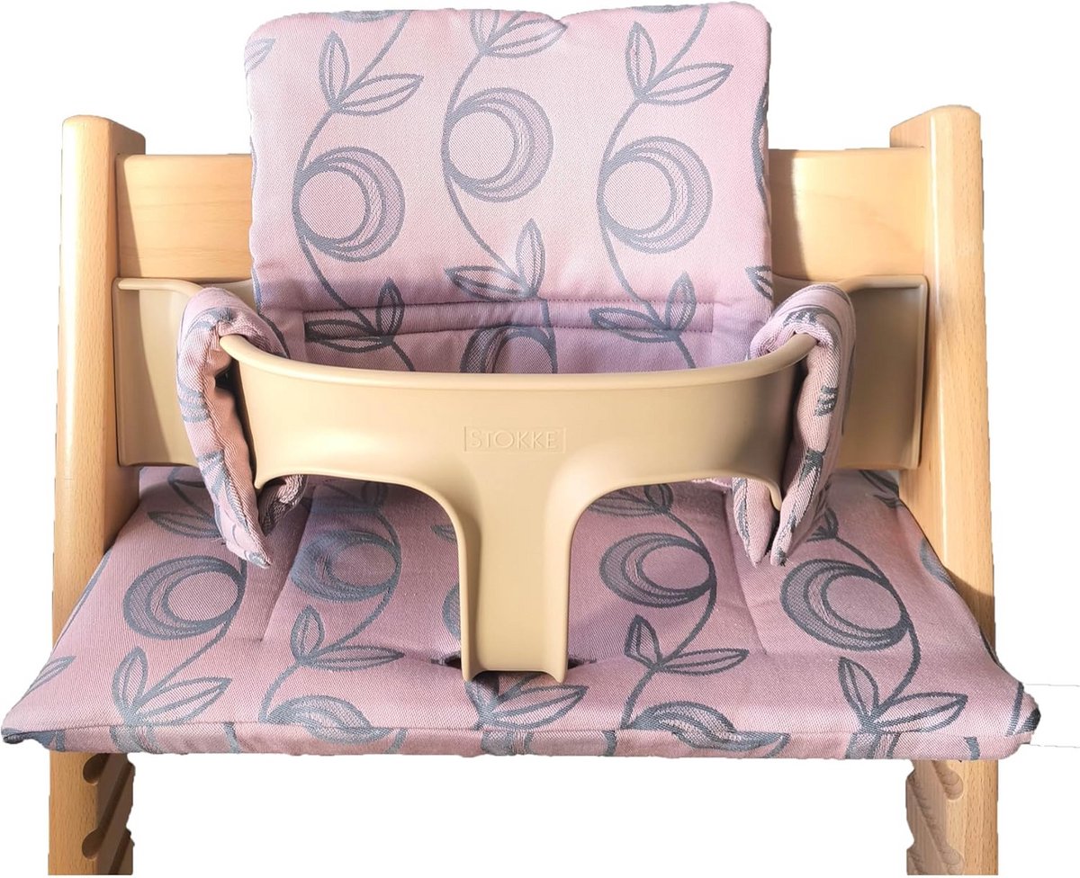 Set van 2 Zitverkleiner Kussen voor Kinderstoel | 100% Biologisch Katoen | Comfortabel en Wasbaar voor Hoogstoel
