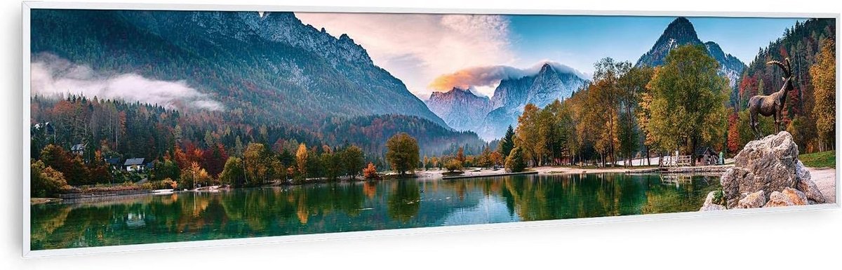 Infrarood Paneel Verwarming met Thermostaat en Wifi - 350W - Wit - 120x30 cm