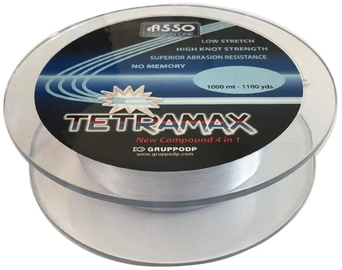 Asso Tetramax 1000 M Karperlijn Transparant 0.200 mm
