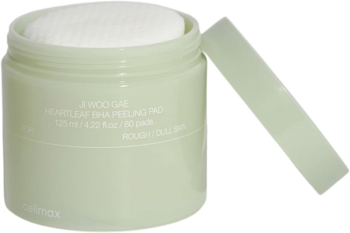 Exfoliërende Peeling Pads met Hartbladextract en BHA voor een Zuivere Huid