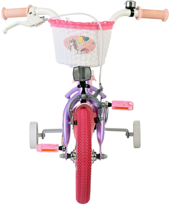 Volare Unicorn Kinderfiets - Meisjes - 12 inch - Paars van Volare — afbeelding 2