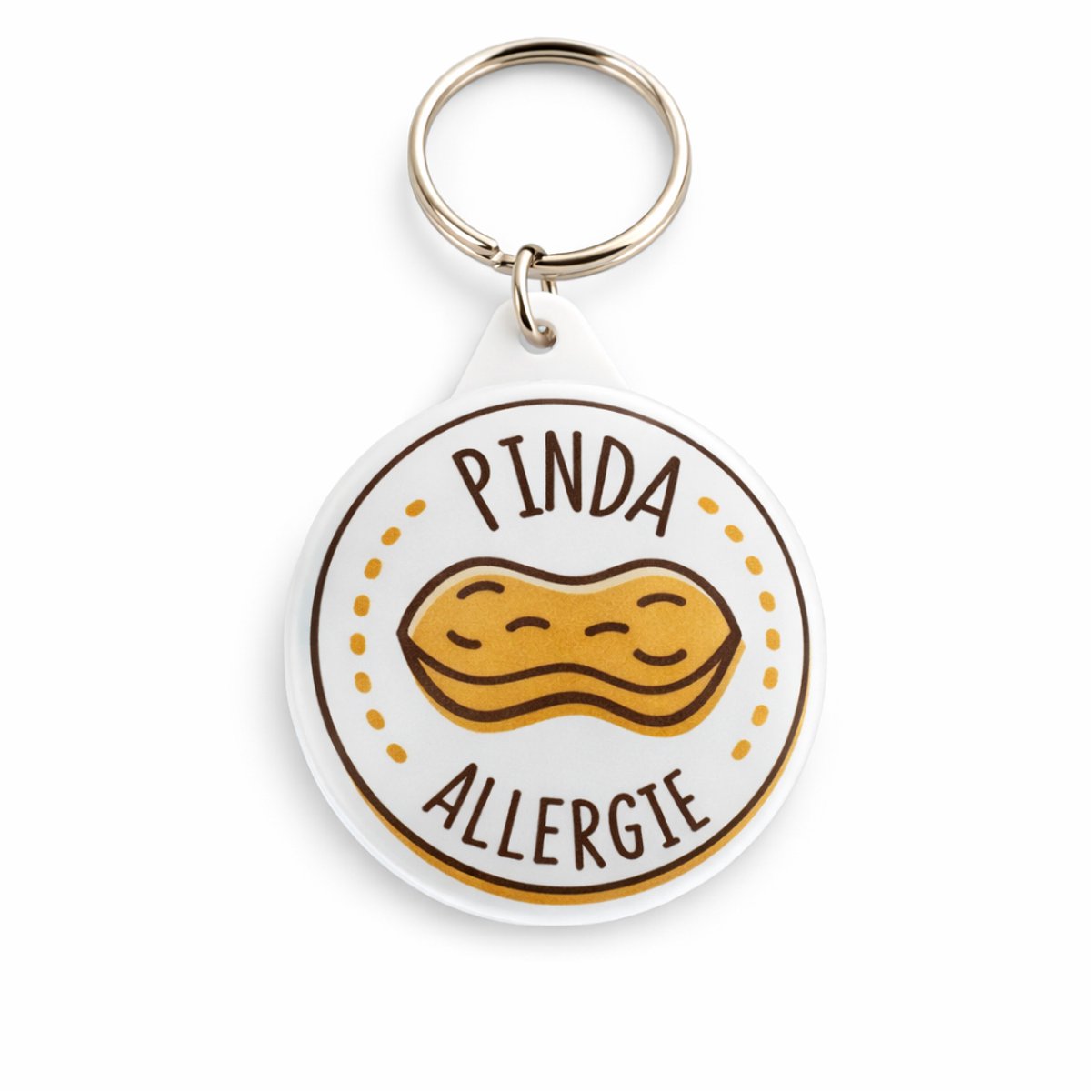 Sleutelhanger pinda allergie