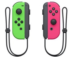 foto van Nintendo Switch Joy-Con Controller paar - Neon Groen en Roze