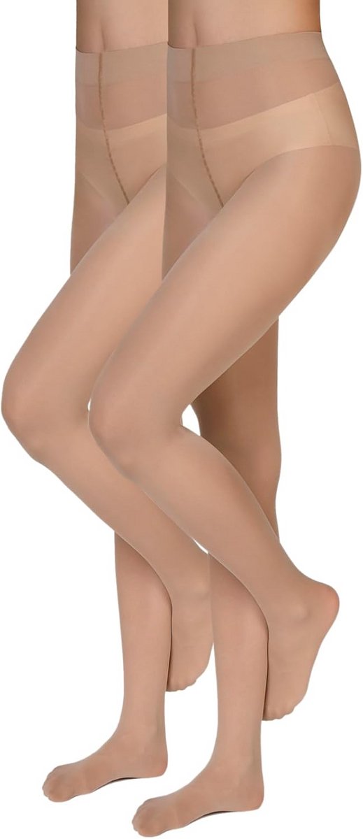 Dames Panty 40 Denier Klassiek Semi-Transparant Microvezel