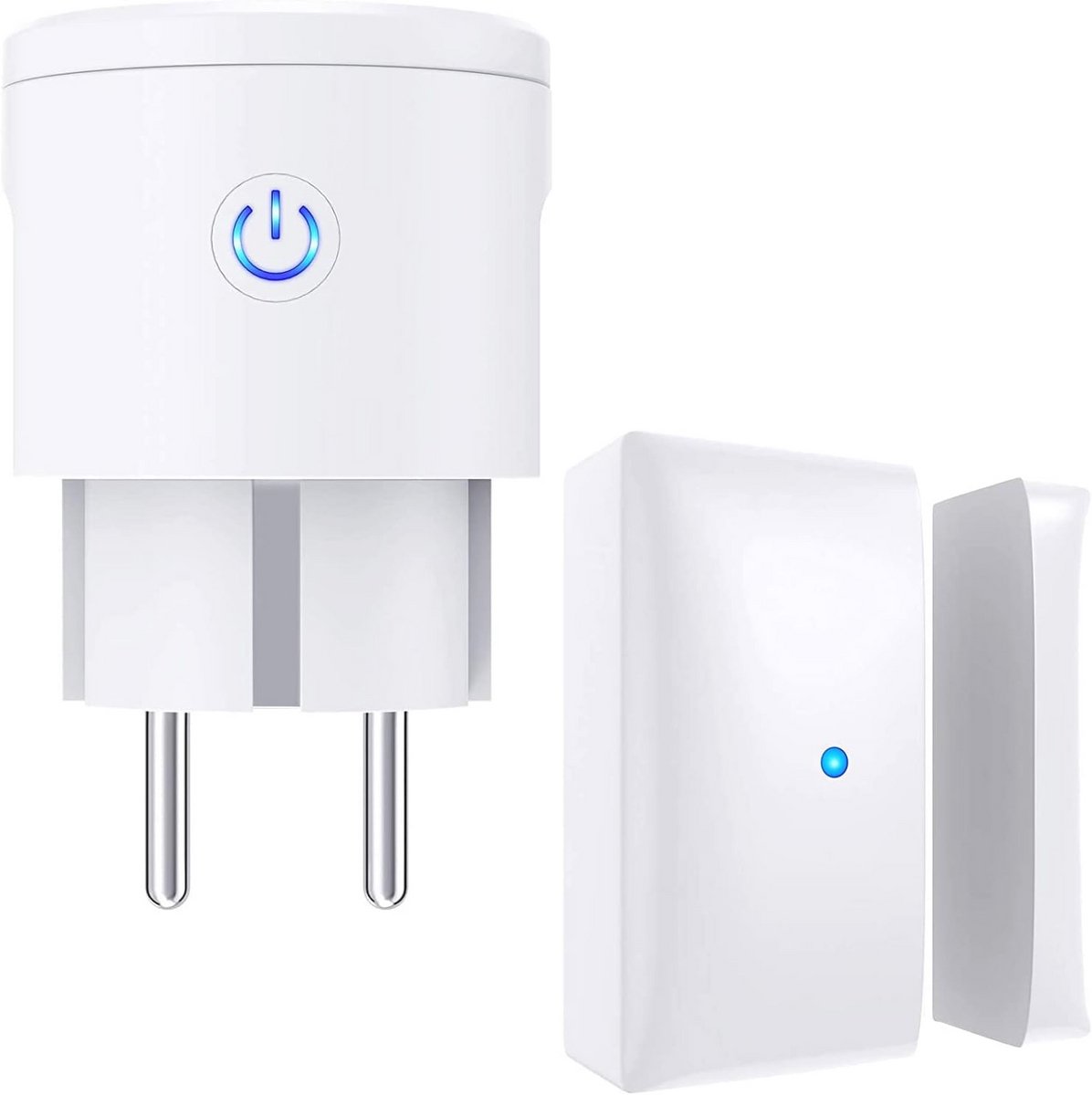 Draadloze raamcontact en energiebeheer met magneet en radio socket voor efficiënte ventilatie