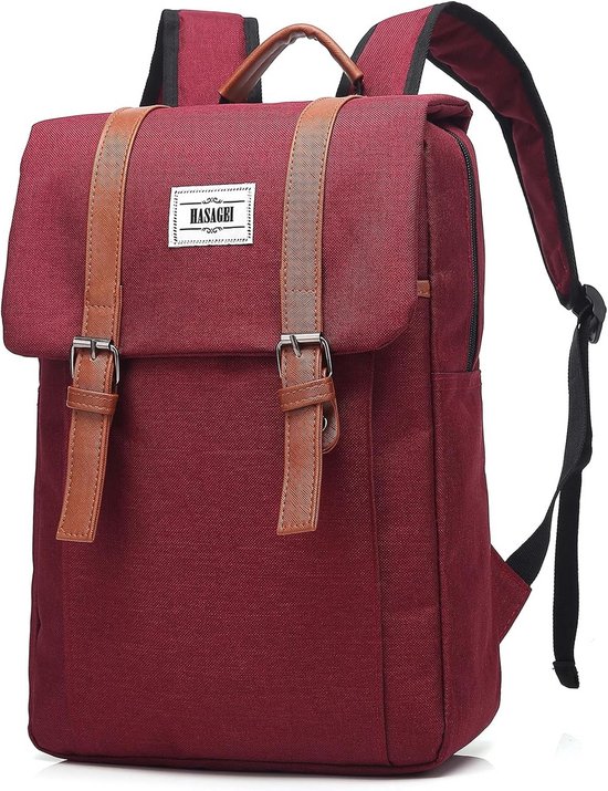 ECOSUSI Laptoptas 15,6 inch voor dames, handtas van PU-leer, grote capaciteit, aktetas, dames, voor werk, leer, schoudertas, Bruin