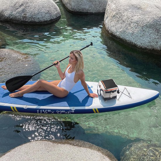 Grote SUP Cooler voor 33 Blikjes - Inclusief Flesopener - Lekvrije Koeltas voor Kayak, Kamperen en Picknicks — afbeelding 5