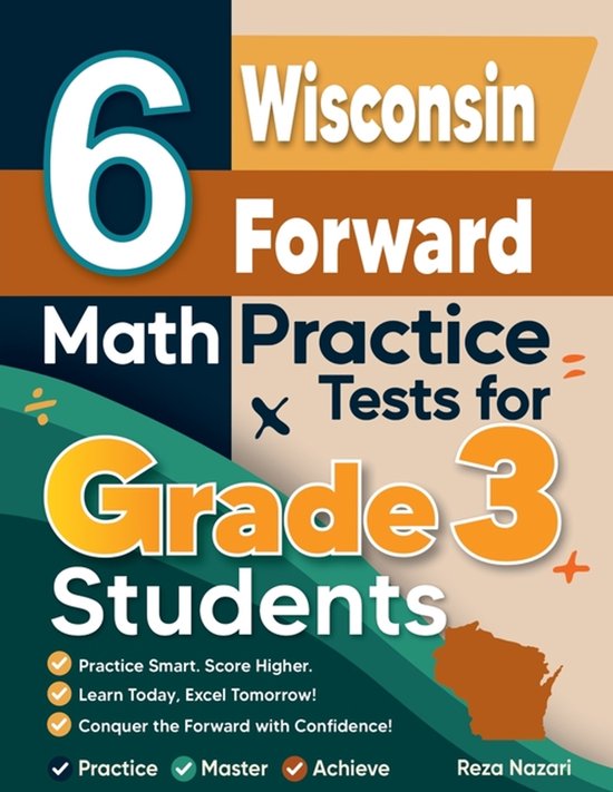 6 Wisconsin Forward Exam Math Practice Tests for Grade 3 Stu ... - cover