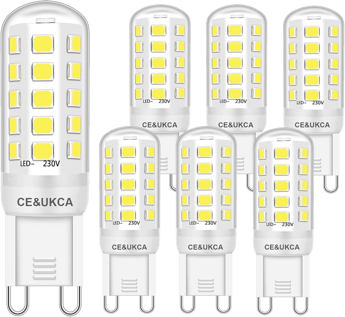 G9 LED Lampen 3W Koel Wit 6000K - 320 Lumen - 6 Stuks - Hoogwaardige Verlichting
