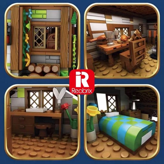 Reobrix 66045 Middeleeuwen Molenhuis bouwset | Classic Creator Modular ...