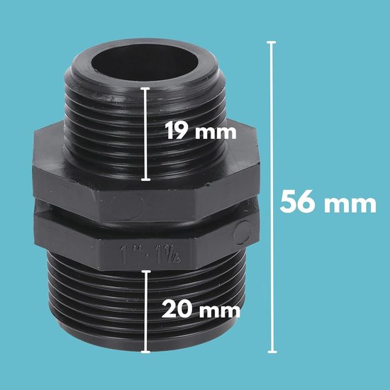 Gardena Adapter van 1 inch naar 3/4 inch nu € 5.95 | De specialist in Gardena uit het
