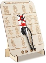Leer Knopen Trainingsbord met 16 Knopmethodes - Houten Knopen Kits voor Buitensport, Kamperen or Zeilen